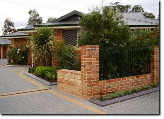 Grey Garden Edging Kerbing near Bassendean WA