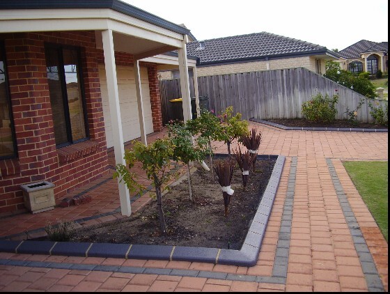 Grey Garden Edging Kerbing near Landsdale WA