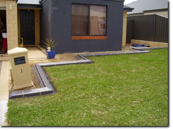 Grey Garden Edging Kerbing near Kalamunda WA